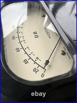 Vintage Western Electric 754A Tube Amp Audio Meter Volume Indicator Weston 862