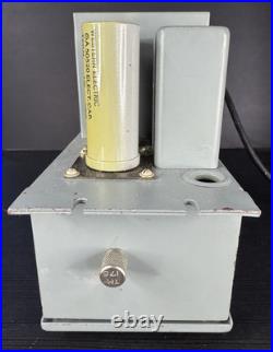 Vintage Western Electric Tube Power Supply Amplifier Chassis TRANS D-163046 RET