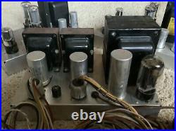 Vintage Williamson / Stancor monoblock tube Amplifiers w / outboard power supply