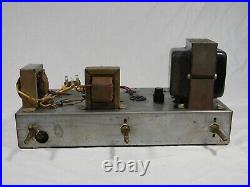 Vintage Zenith Stereo Tube Amplifier 5G29 Tested but sold for Parts or Repair