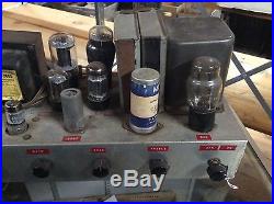 Vintage audio Heathkit/scratch built tube amplifier pre-amplier (untested)