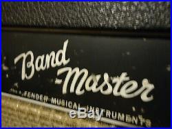 Vintage fender 1965 40 watt Bandmaster Head AB763 Tube amp (not reissue)