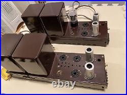 Vintage fisher model AZ-100 Monoblock tube amplifiers