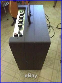Vintage orpheum univox valco guitar tube amp 63-4w tremolo el84 12ax7 ez81