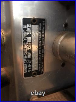 Vintage sears silvertone tube amp, 1472 jensen c12r c7271 speaker