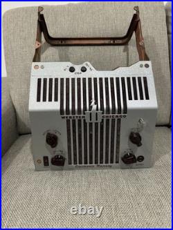 Vintage single ended tube amplifier project 6x5 6v6 6sn7 dual 6sc7 with speaker