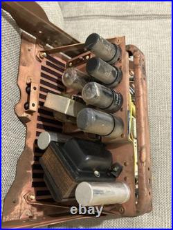 Vintage single ended tube amplifier project 6x5 6v6 6sn7 dual 6sc7 with speaker