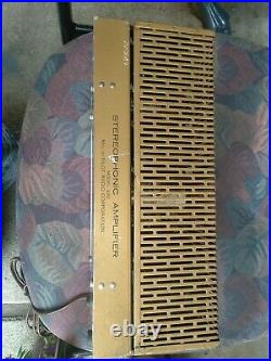 Vintage stereo tube amplifier
