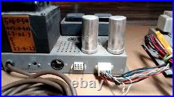 Vintage stereo tube amplifier