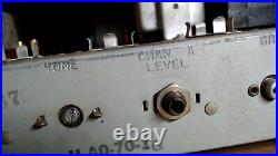 Vintage stereo tube amplifier