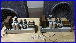 Vintage tube amplifiers TESLA pair from 1950's
