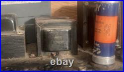 Vintage unknown audio dual rectifier Tube-type 6L6 amplifier