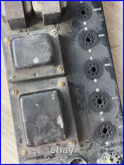 Vintage unknown audio dual rectifier Tube-type 6L6 amplifier