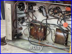 Vintage unknown audio dual rectifier Tube-type 6L6 amplifier