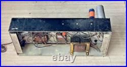 Vintage unknown audio dual rectifier Tube-type 6L6 amplifier