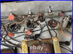 Vintage unknown audio dual rectifier Tube-type 6L6 amplifier