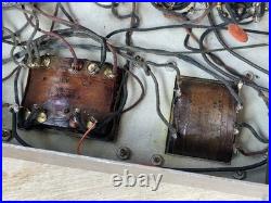 Vintage unknown audio dual rectifier Tube-type 6L6 amplifier