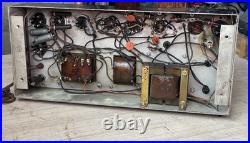 Vintage unknown audio dual rectifier Tube-type 6L6 amplifier