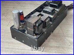 Vintage unknown audio dual rectifier Tube-type 6L6 amplifier