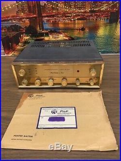 Vintage working Condition Pilot SM-245 Tube Integrated Amp