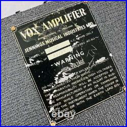 Vox AC50 MK III Big Box Vintage Tube Amplifier Head 1965 Black