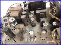 Vtg 1940 Bell Zephyr Tube Type Amplifier Radio Receiver with Speaker Sound Audio
