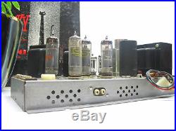 Vtg 50s 60s The Fisher 6BQ5 EL84 Tube Amplifier 480A 480-A 460a Stereo Amp NICE