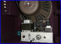 Vtg Bell & Howell Filmosound Tube Amp with12 Speaker Guitar/Harp Combo Amp