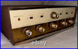Vtg Channel Master (Sanyo) 6601 amplifier Stereo Integrated Tube Amp WORKS