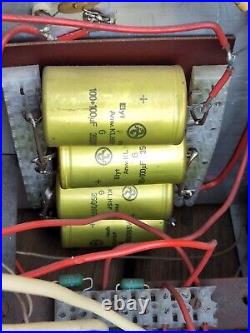 Vtg German Home Audio 240V Power Triode Tube Amplifier C. Lorenz A. G, Engel RFT
