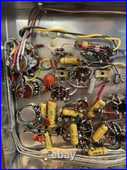 Vtg Guild Grafonola AM/FM Vacuum Tube Amplifier Inputs Work, Radio Not Working