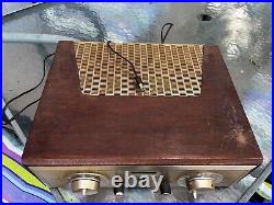 Vtg HH Scott Stereomaster Stereo 330-d AM FM Tuner Tube Radio Parts