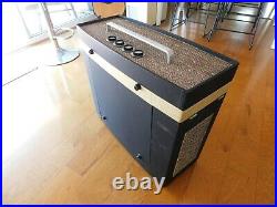 Vtg Silvertone Stereo Record Player Tube Amp 3 Speakers Restored Watch It Play
