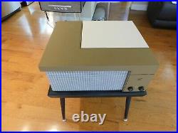 Vtg Voice Of Music Record Player Tube Amp 3 Speakers Restored Watch It Play 2