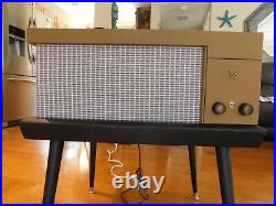Vtg Voice Of Music Record Player Tube Amp 3 Speakers Restored Watch It Play 2