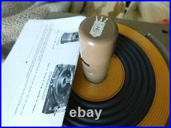 Vtg Zenith Record Player W 45 Adapter Stroboscope Variable Spd Tube Amp Restored