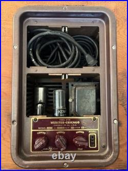 WEBSTER-CHICAGO Model 166 Harp/Guitar Amp 1952 Vintage (Project) Working tubes