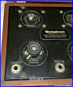 Westinghouse Aeriola Sr. Amplifier Type AC 1920s Antique Radio Audio Amp withTubes Westinghouse Aeriola Sr. Amplifier Type AC 1920s Antique Radio Audio Amp withTubes