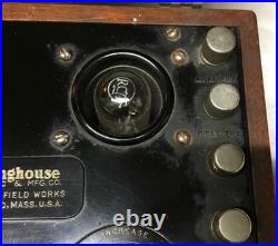 Westinghouse Aeriola Sr. Amplifier Type AC 1920s Antique Radio Audio Amp withTubes