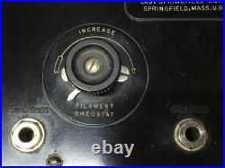 Westinghouse Aeriola Sr. Amplifier Type AC 1920s Antique Radio Audio Amp withTubes