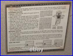 WithPlaying Video Vintage Newcomb TR-1640M Tube Amplifier 4 Speed Record Player