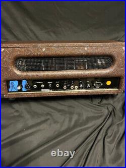 Wizard Vintage Classic 50W Custom Tube Guitar Amp-Brown Paisley Tooled Leather