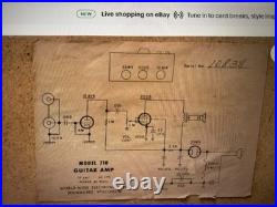 World Wide Electronic s Model 710 Vintage tube amp Great for Electric Guitar